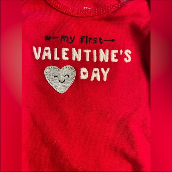 Carter's my first Valentine's Day onesie - Picture 1 of 5